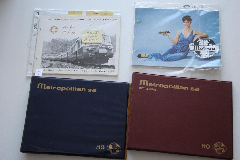 Katalog Metropolitan sa 4x 70er/80er Jahre (1 Loseblattsamml, Ophalen of Verzenden, Gelezen, Trein