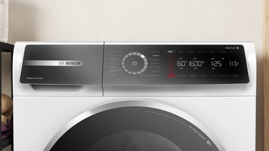 Bosch wasmachine met stoom WGB2560BNL - 10 kg, Witgoed en Apparatuur, Wasmachines, BSH Huishoudapparaten, Nieuw, Informatie@bshg.com