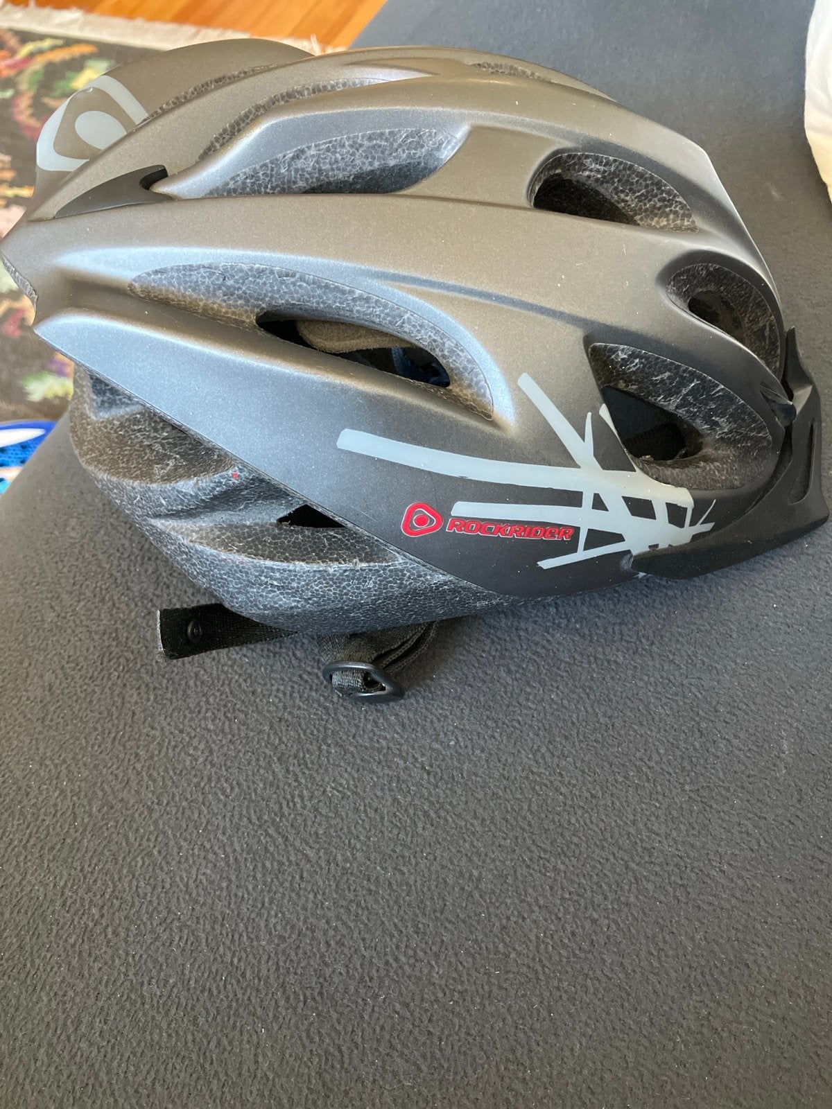 Rockrider Fietshelm - Grijs, Maat M, Ophalen, Gebruikt, M, Heer of Dame