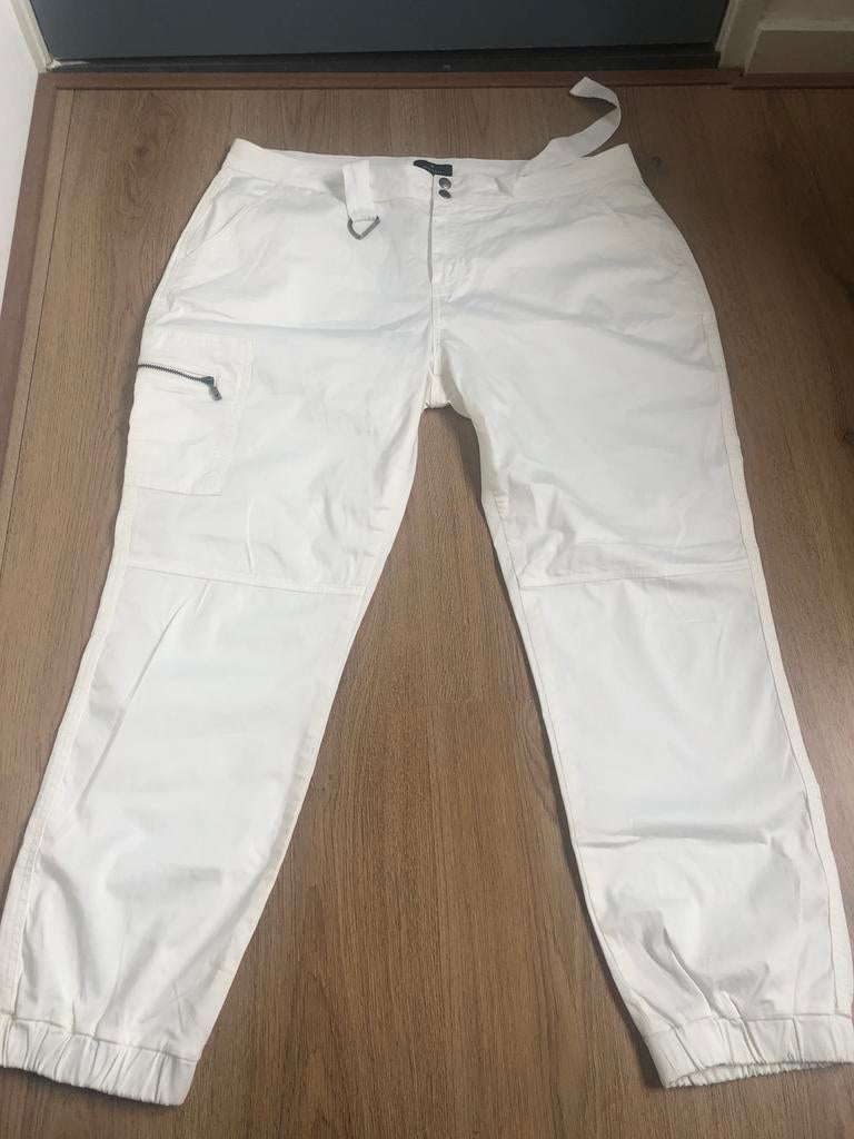 Monari witte zomerse broek 44 roomwit, Monari, Wit, Maat 42/44 (L), Ophalen of Verzenden