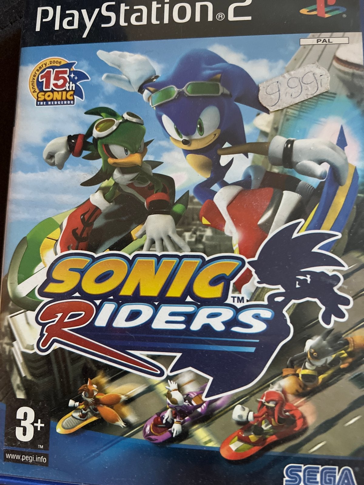 Sonic Riders - PlayStation 2 (PS2), Gebruikt, 1 speler, Racen en Vliegen, Ophalen of Verzenden