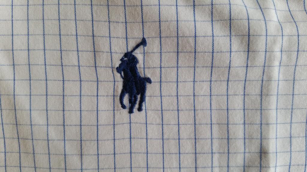 Polo Ralph Lauren blouse wit geruit maat 10, Overhemd of Blouse, Ophalen of Verzenden, Zo goed als nieuw, Jongen