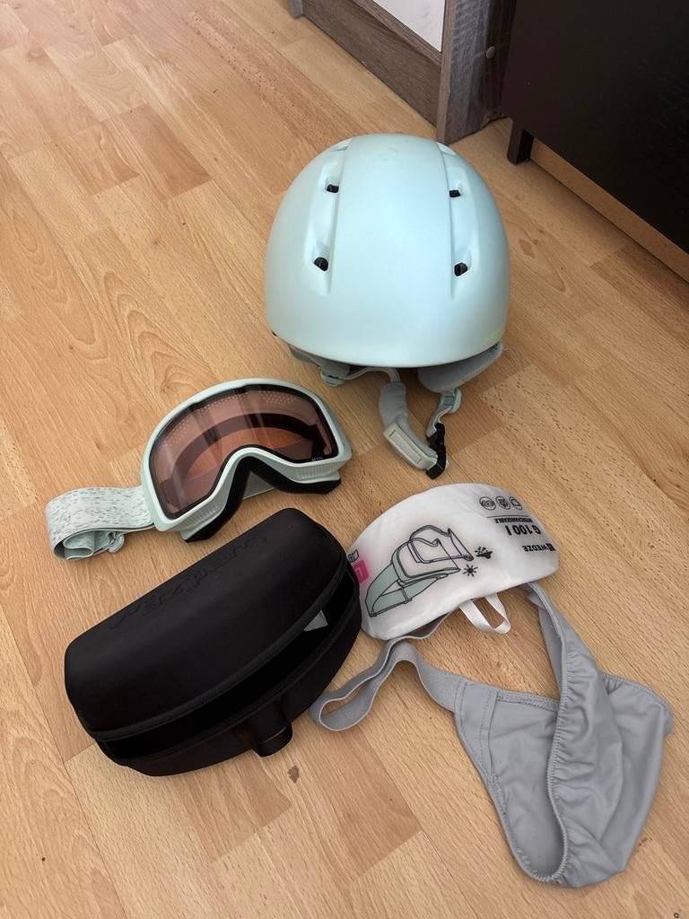 Skihelm en skibril set (maat S), Overige merken, Overige typen, Ophalen of Verzenden, Zo goed als nieuw