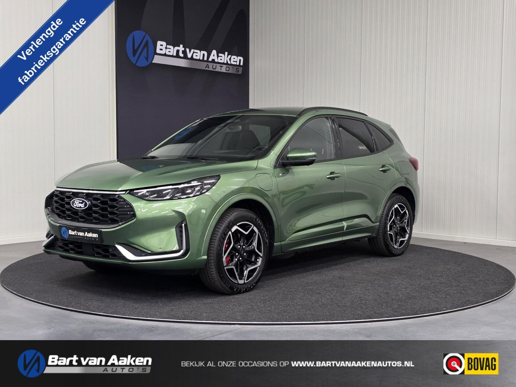 Ford Kuga 2.5 PHEV ST-Line X 360Camera ACC Keyless 19Inch El, Auto's, Dealer onderhouden, Gebruikt, Zwart, 4 cilinders