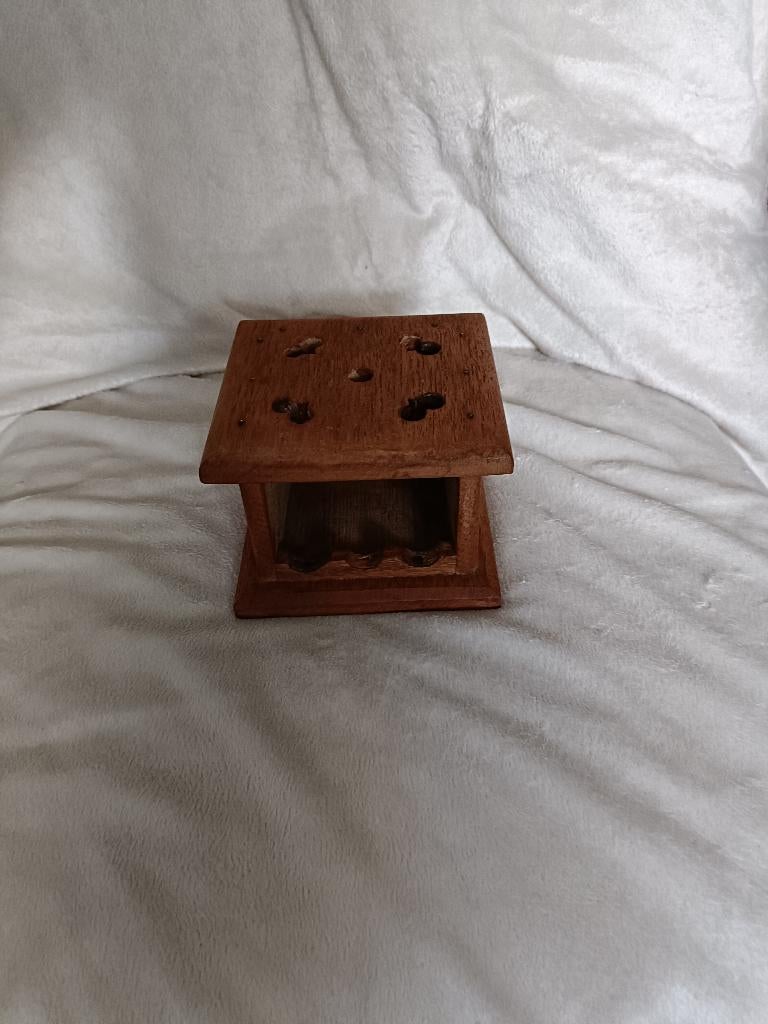 Een houten mini stoofje., Ophalen of Verzenden