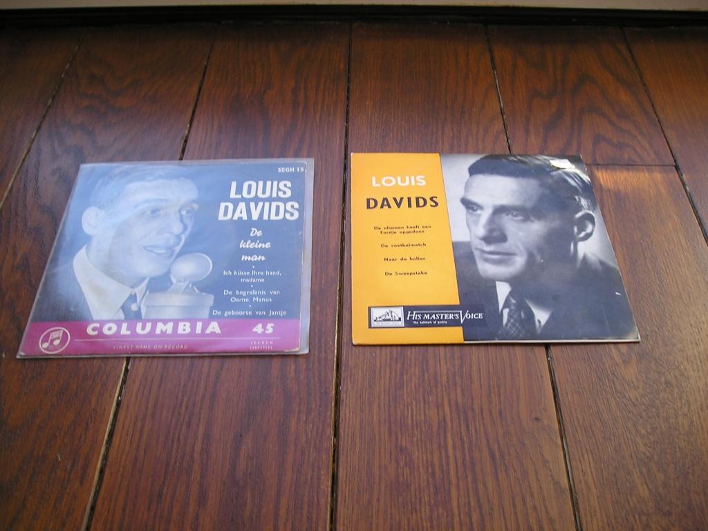 Louis davids eps, Cd's en Dvd's, Vinyl Singles, Voor 1960, 7 inch, Ophalen of Verzenden, Zo goed als nieuw