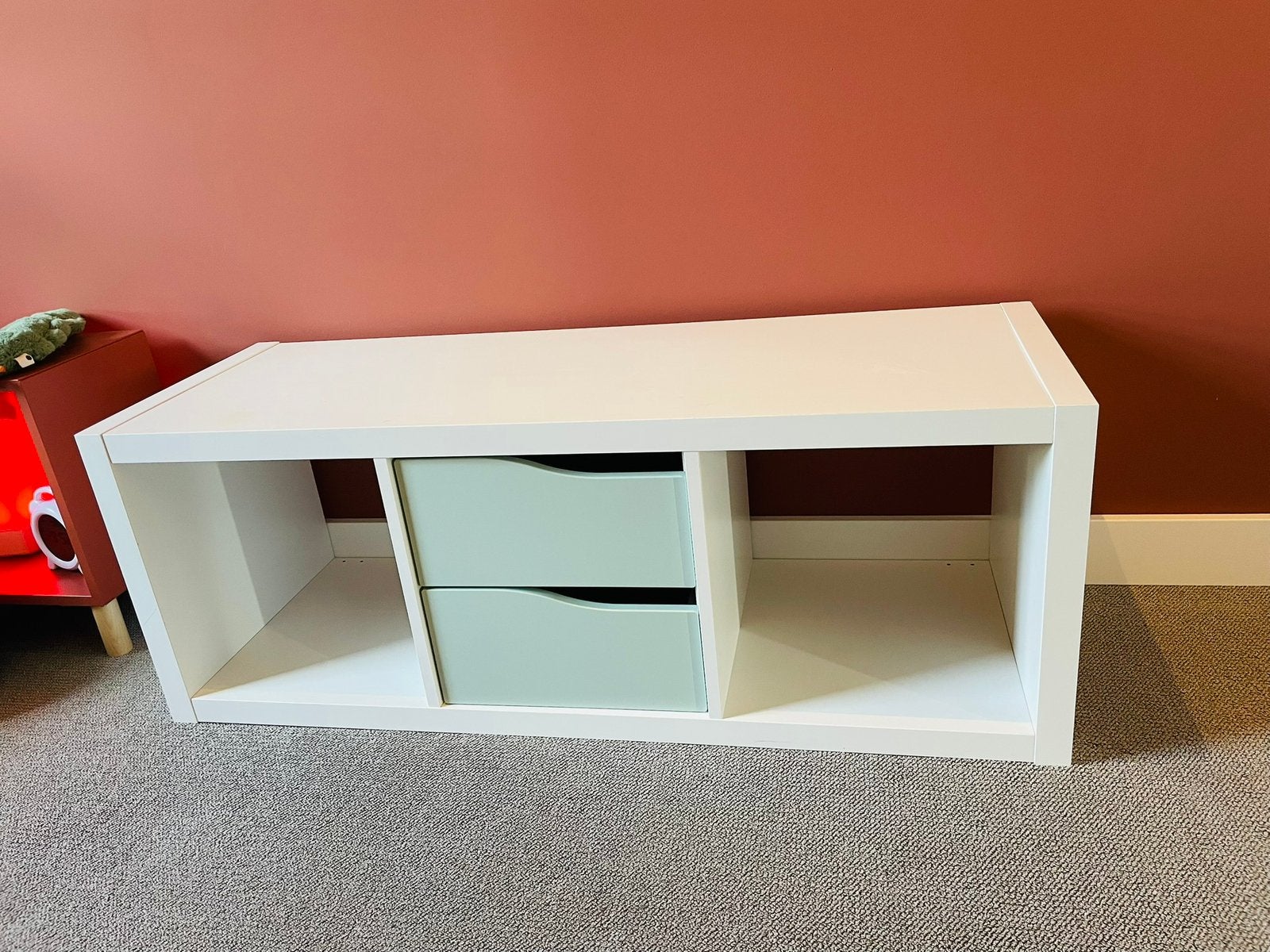 Ikea Kallax met lade-inzet, Ophalen, Gebruikt, 25 tot 50 cm, Minder dan 100 cm