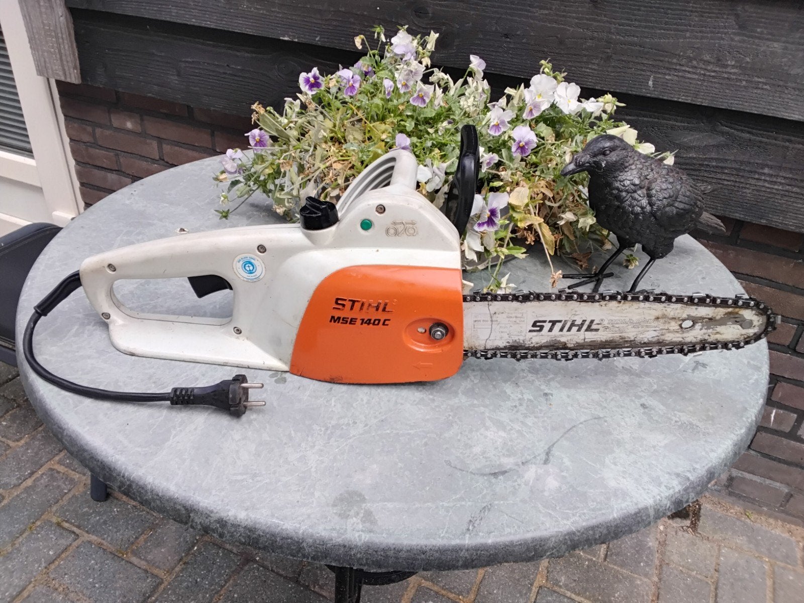 STIHL  elektriche ketting zaag MSE 140 C, Ophalen, Gebruikt, Kettingzaag, 30 tot 70 mm