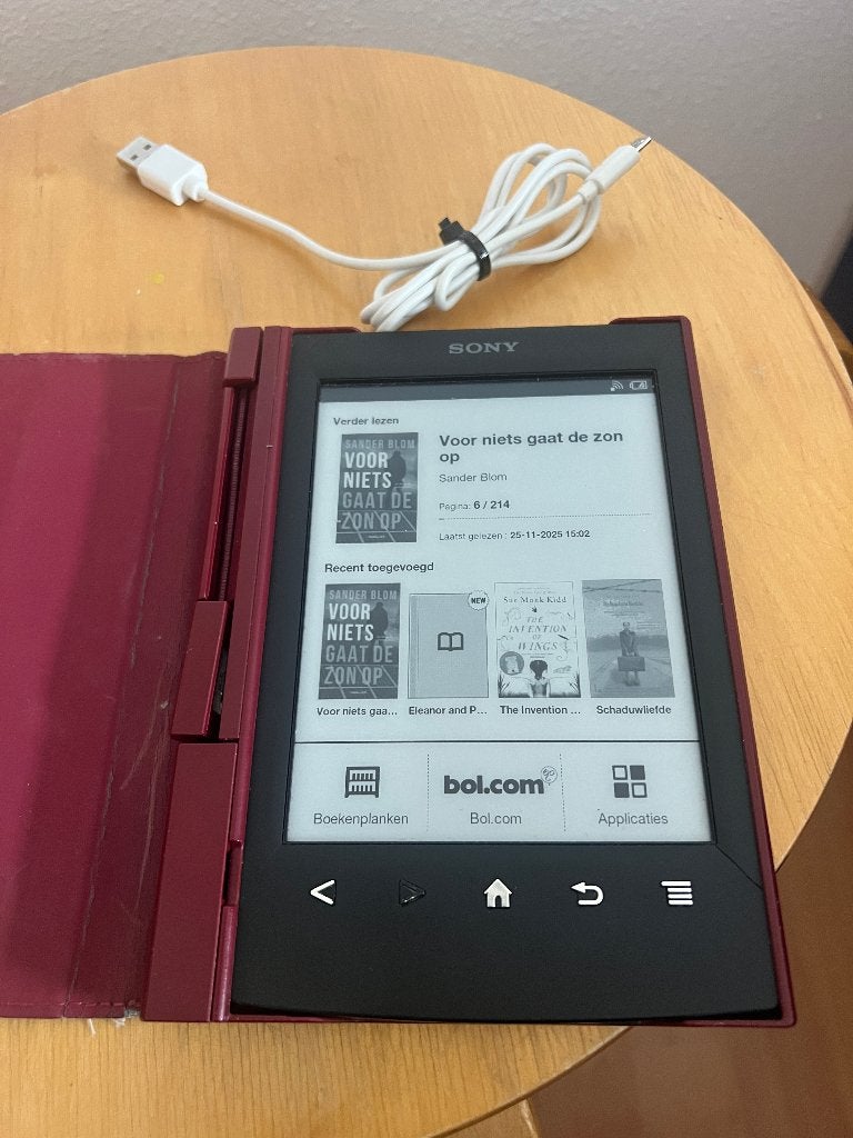 Sony E-reader met wifi, Computers en Software, E-readers, Gebruikt, Verzenden, SONY, 7 inch