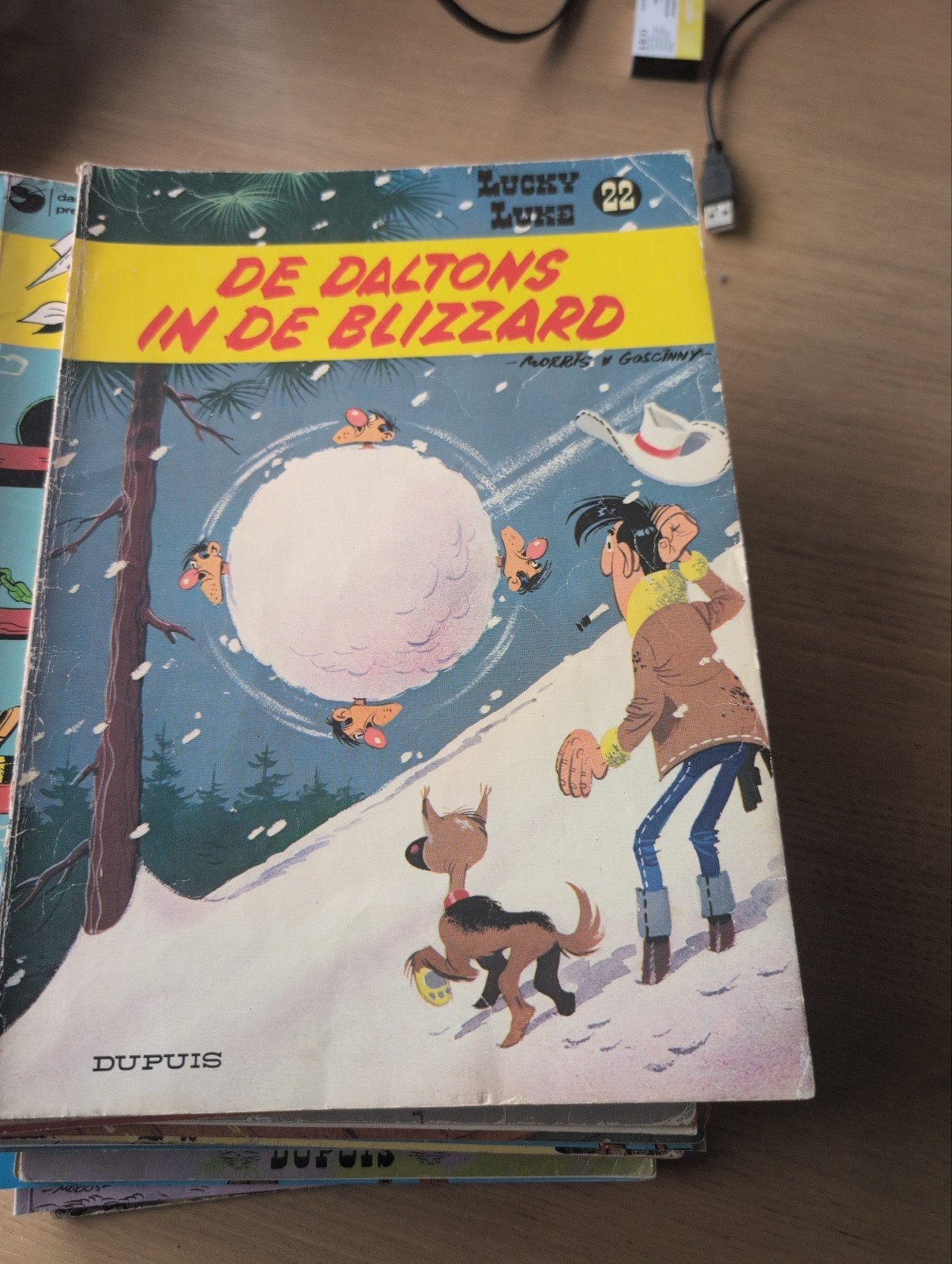 Lucky Luke 22: De Daltons in de Blizzard, Eén stripboek, Ophalen of Verzenden, Gelezen, Morris & Goscinny