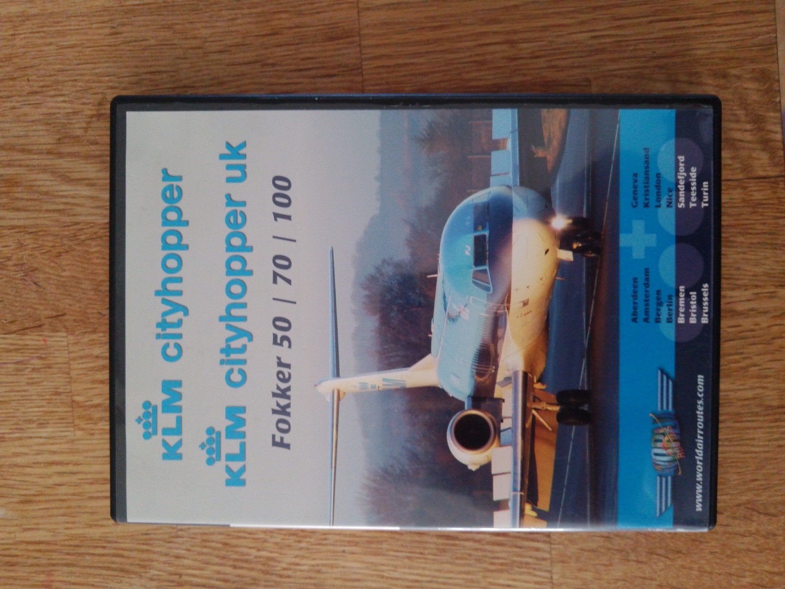 dvd over de  klm cityhopper foller 50/70/100, Alle leeftijden, Ophalen of Verzenden, Zo goed als nieuw, Overige genres