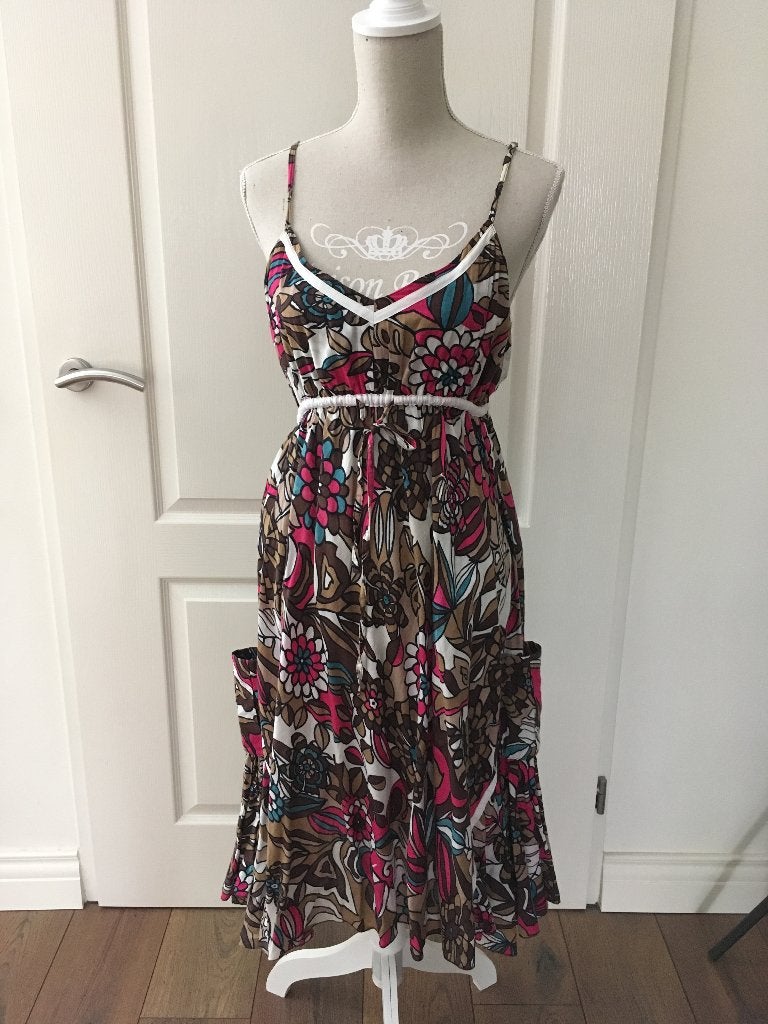 Jurk Boho stijl van STRARINDIA maat L, Meerkleurig, Maat 42/44 (L), Ophalen of Verzenden, Zo goed als nieuw