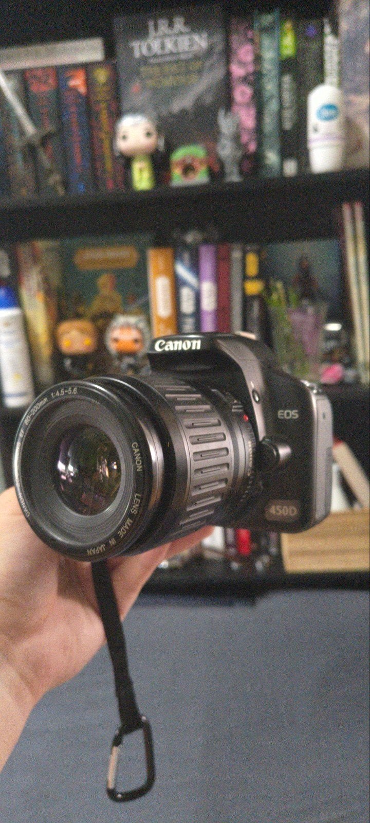 Canon 450D DSLR camera + 80-200mm lens, Ingebouwde flitser, Spiegelreflex, Canon, 12 megapixels