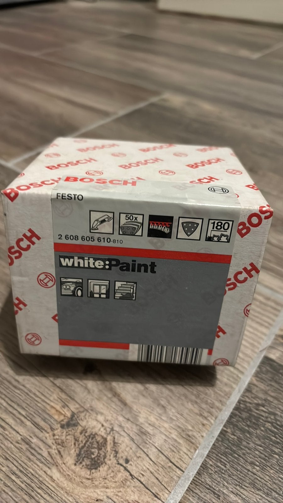 Bosch Festo Paint White Paint korrel 180, Ophalen of Verzenden, Nieuw