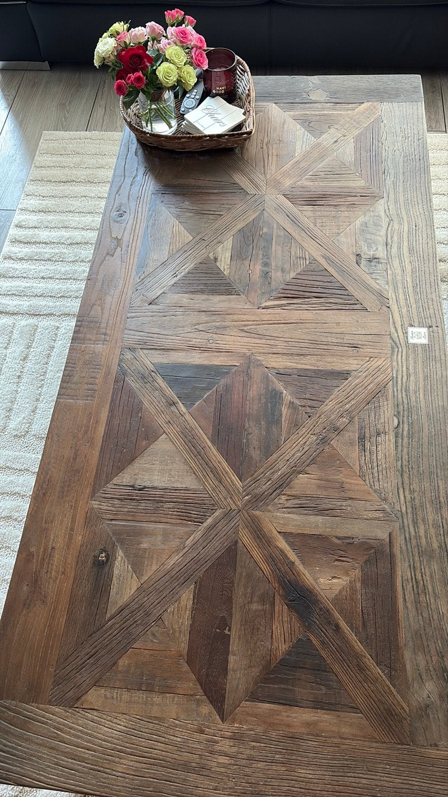 Rivièra Maison Chateau Chassigny Salontafel 150x40x70 cm, Ophalen, 50 – 75, 100 tot 150 cm, Zo goed als nieuw