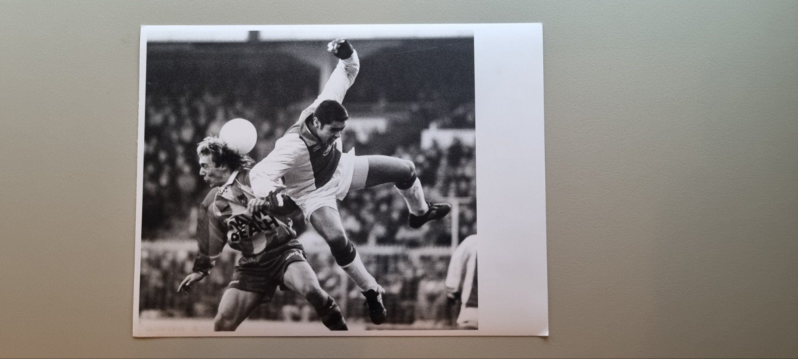 Persfoto Ajax - Go Ahead Eagles (1993), Ophalen of Verzenden, Zo goed als nieuw, Ajax, Poster, Plaatje of Sticker