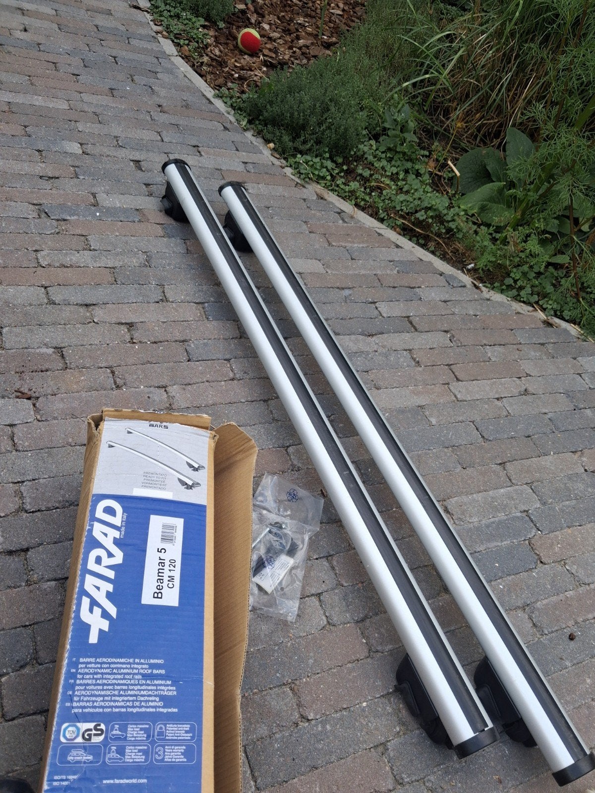 Dakdragers Farad Beamar 5 120 cm - Gebruikt, goede staat, Auto diversen, Dakdragers, Ophalen, Zo goed als nieuw