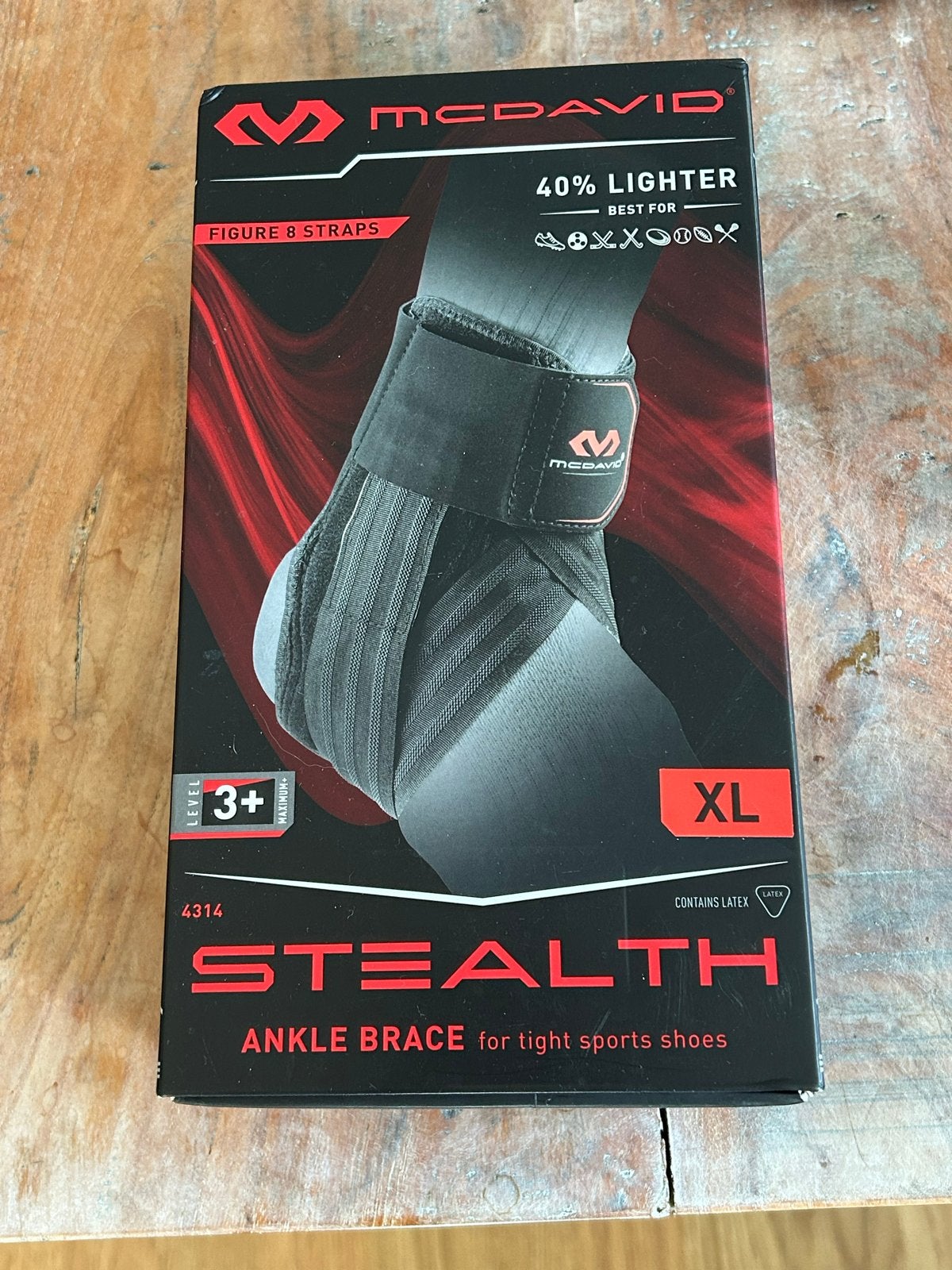 McDavid Stealth enkel brace voor de rechtervoet, Diversen, Braces, Zo goed als nieuw, Ophalen of Verzenden