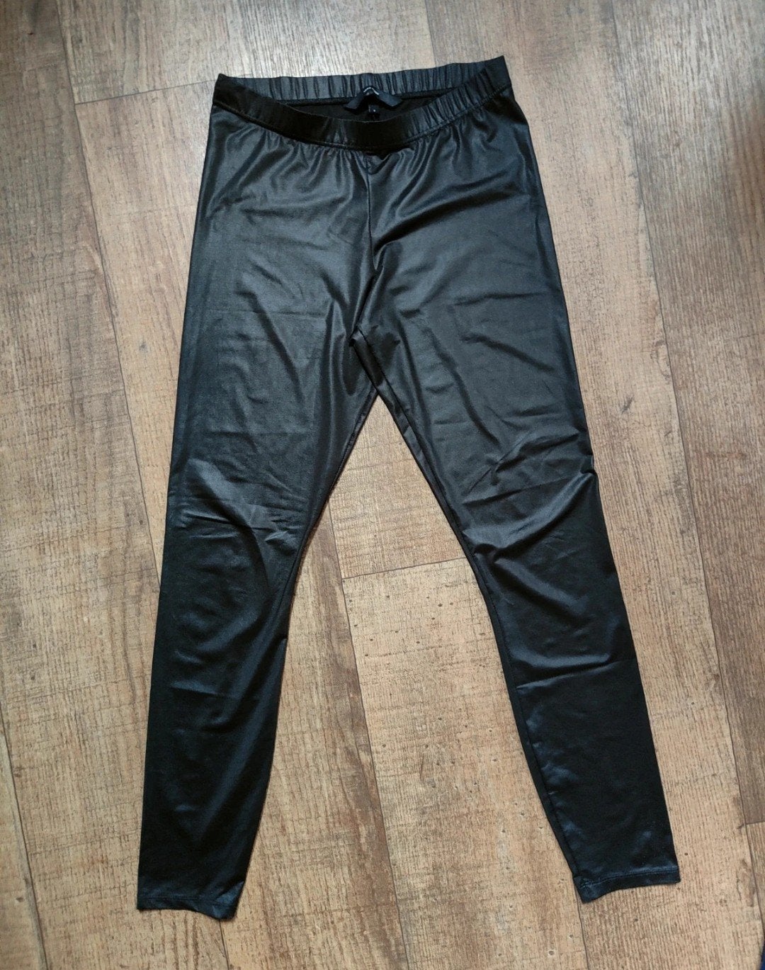 Vero Moda 'leather look' legging - Zwart - Maat S, Legging, Maat 36/38 (S), Vero Moda, Zwart
