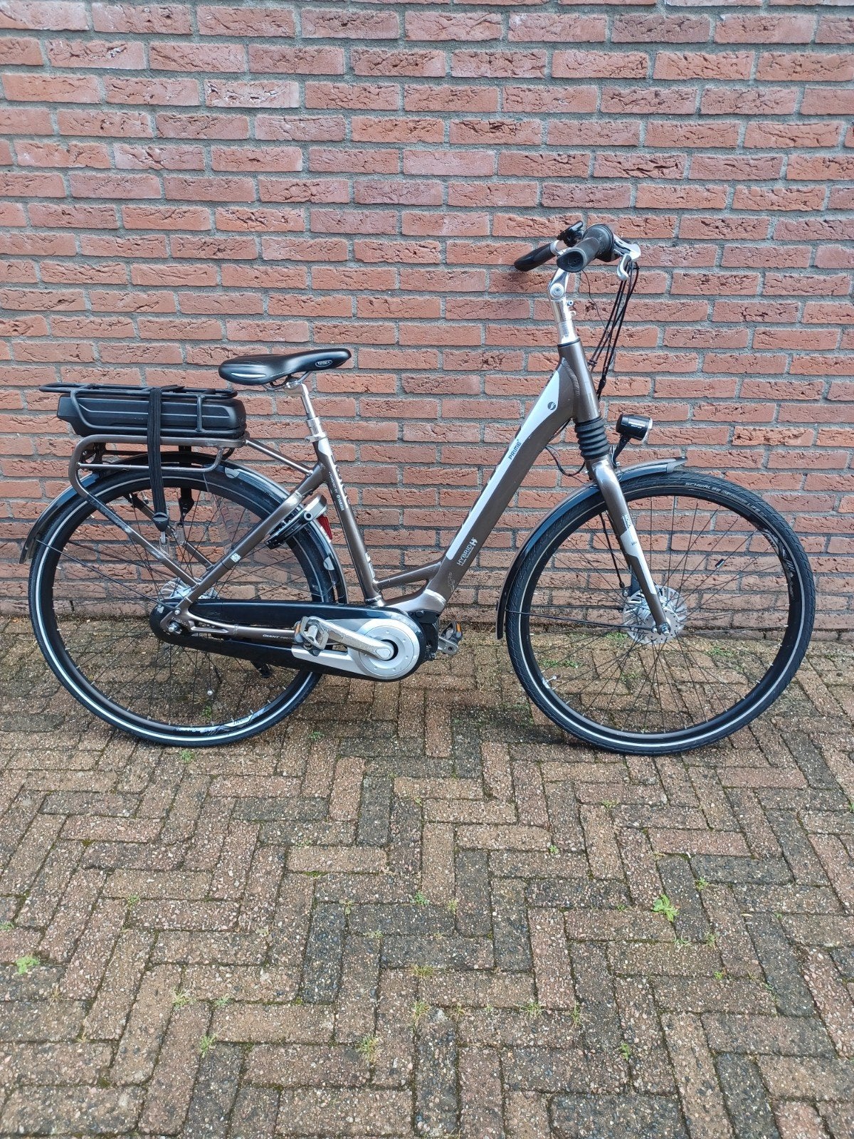 Giant prime + electrische fiets, Ophalen, Zo goed als nieuw, 26 inch of meer, Versnellingen
