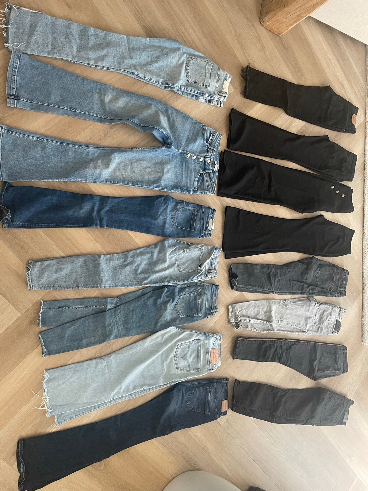 15 Spijkerbroeken & pantalons Levi's, Zara, Costes 38/M, Ophalen of Verzenden, Gedragen, Blauw, W30 - W32 (confectie 38/40)