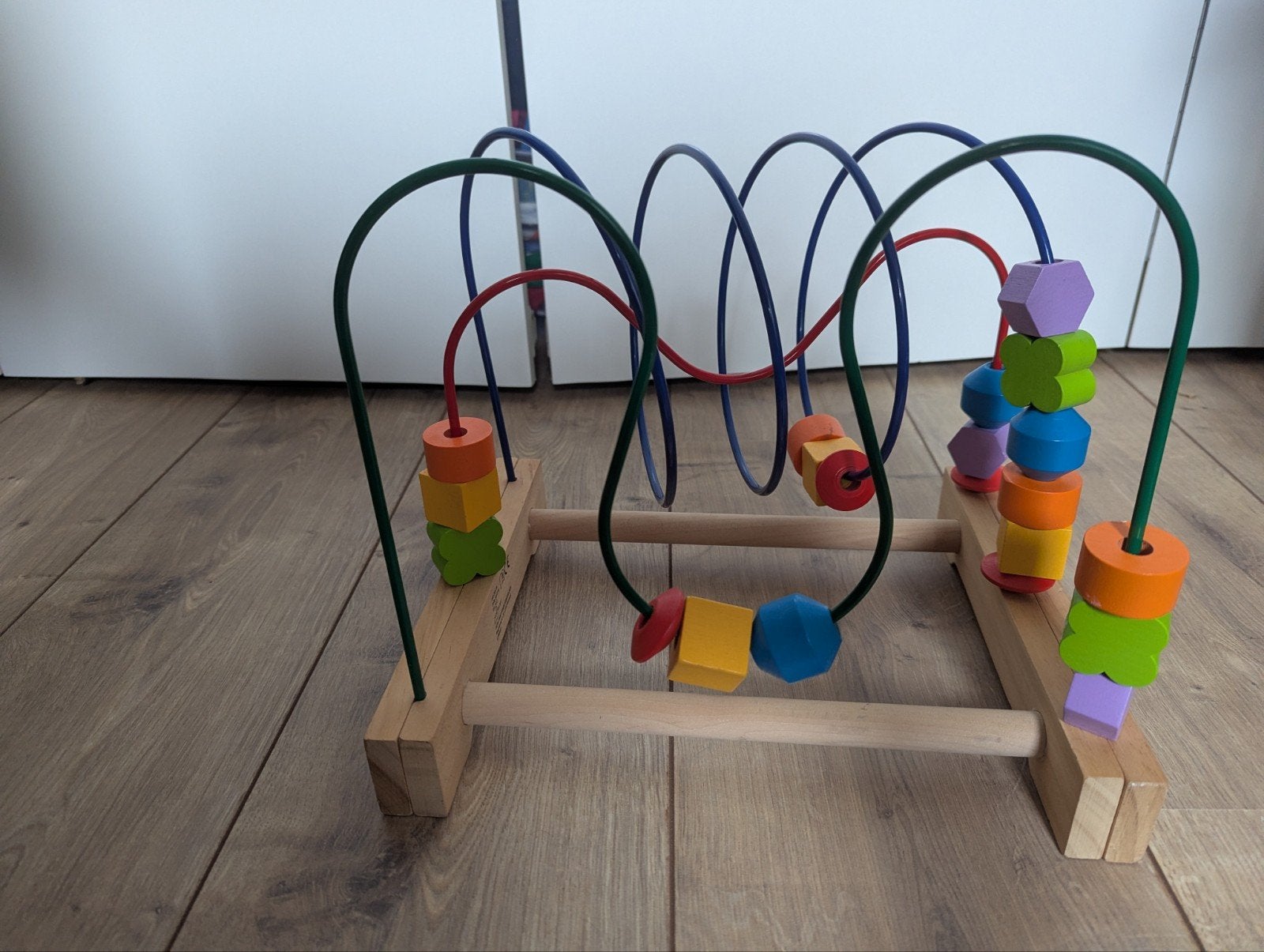 Kralenspiraal/kralenbaan/kralenframe, Kinderen en Baby's, Speelgoed | Houten speelgoed, Ophalen