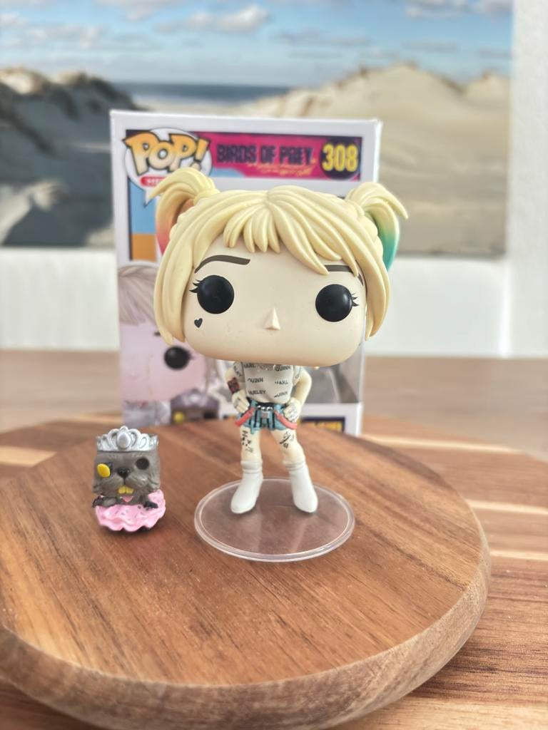 Funko Pop! Birds of Prey Harley Quinn & Beaver #308, Ophalen of Verzenden, Nieuw