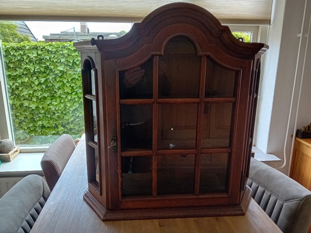 Vitrine kastje, Huis en Inrichting, Kasten | Vitrinekasten, Ophalen, Minder dan 50 cm, Zo goed als nieuw, Minder dan 100 cm