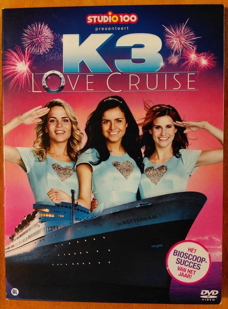 K3 Love Cruise DVD - Het bioscoop succes van het jaar!, Avontuur, Gebruikt, Alle leeftijden, Ophalen of Verzenden