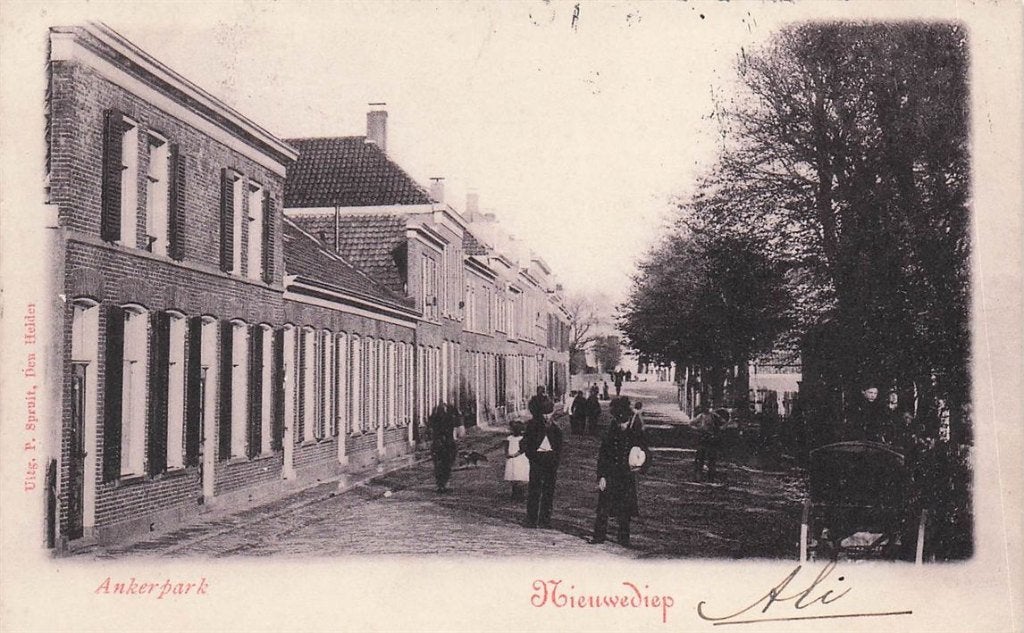 703-143-015 Den Helder Ankerpark Nieuwediep, Verzenden, Voor 1920, Noord-Holland