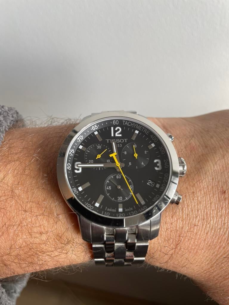 Tissot PRC200 tour de france special edition, Ophalen of Verzenden, Zo goed als nieuw, Staal, Overige merken