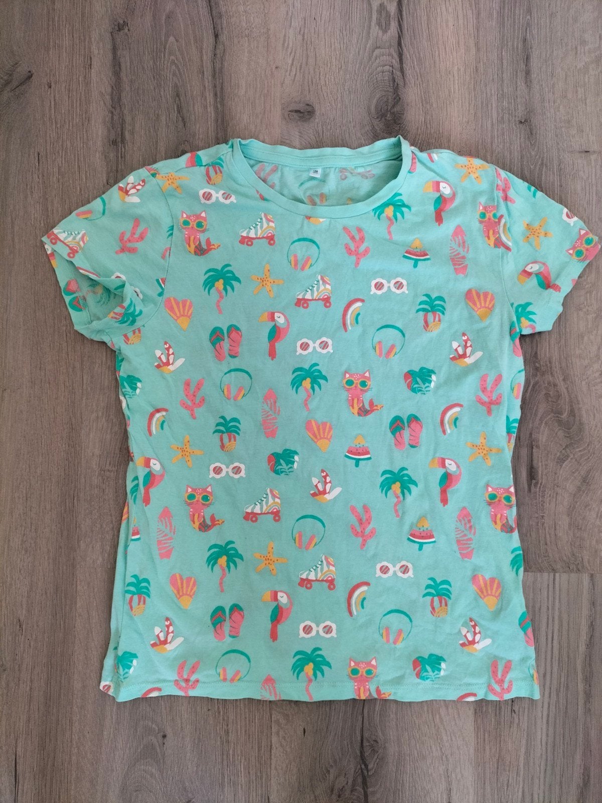 Leuk zomers shirt, C&A, maat 158, C&A, Meisje, Ophalen of Verzenden, Zo goed als nieuw