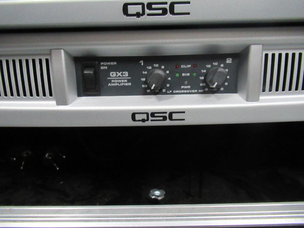 3231 ; qsc gx3 ; versterker merk qsc., Ophalen of Verzenden, Zo goed als nieuw, 1000 watt of meer, Overige typen