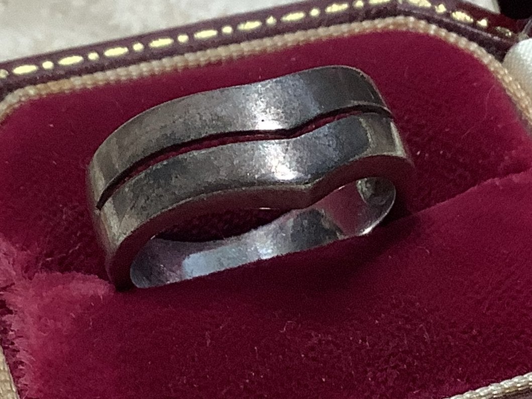 PRACHTIGE MASSIEF GEKEURD 925 ZILVER RING, Verzenden, Zilver, Ring