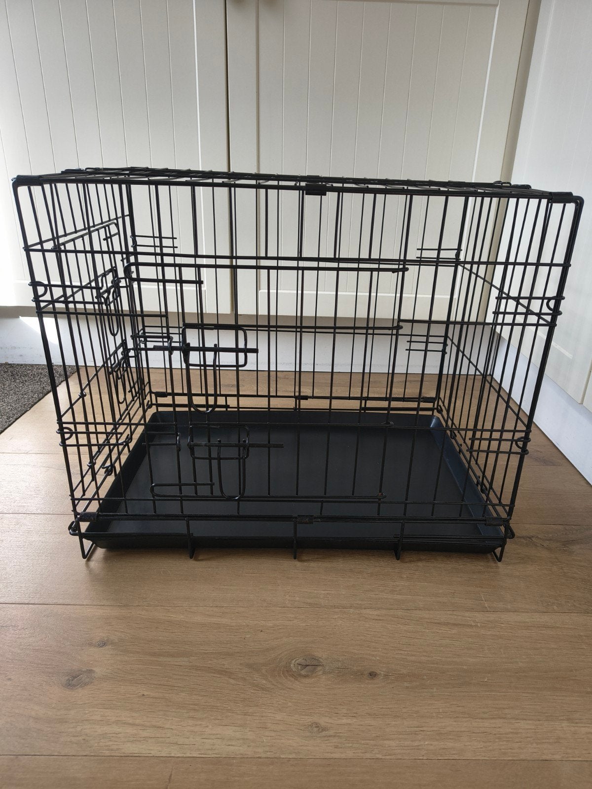 Honden bench, zwart, kunststof bak, 60 cm, Dieren en Toebehoren, Ophalen of Verzenden, Gebruikt, Minder dan 75 cm, Minder dan 65 cm