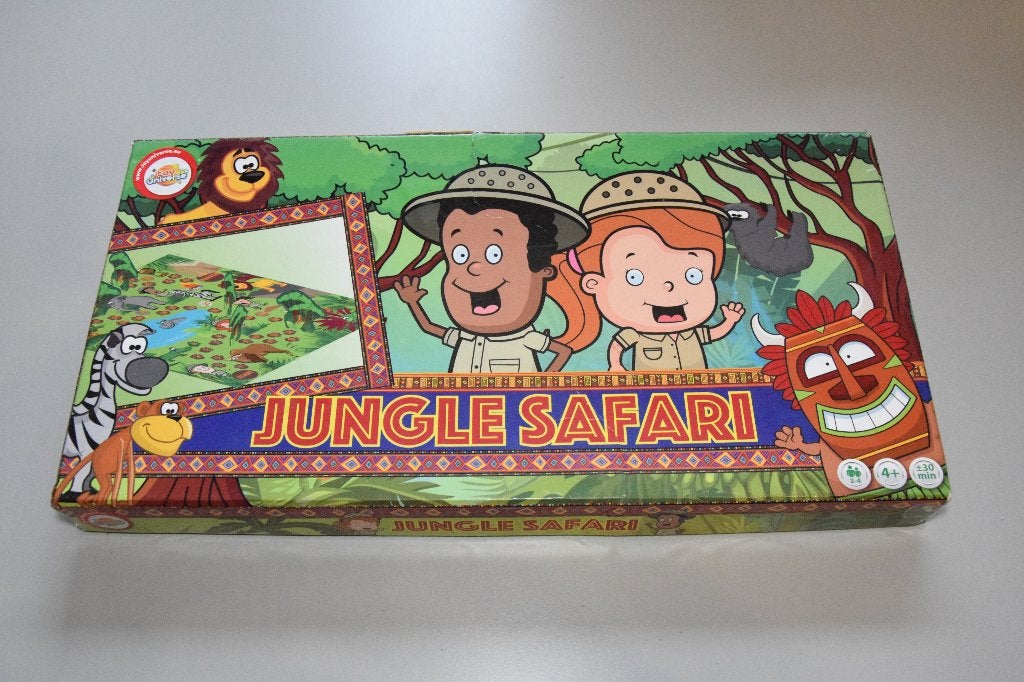Jungle Safari - Bordspel, Een of twee spelers, Verzenden, Gebruikt, Toy Universe