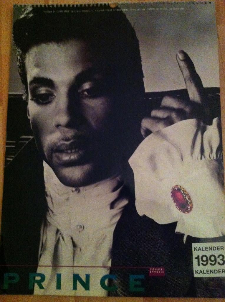 Prince 1993 kalender, Verzamelen, Ophalen of Verzenden, Gebruikt, Overige typen