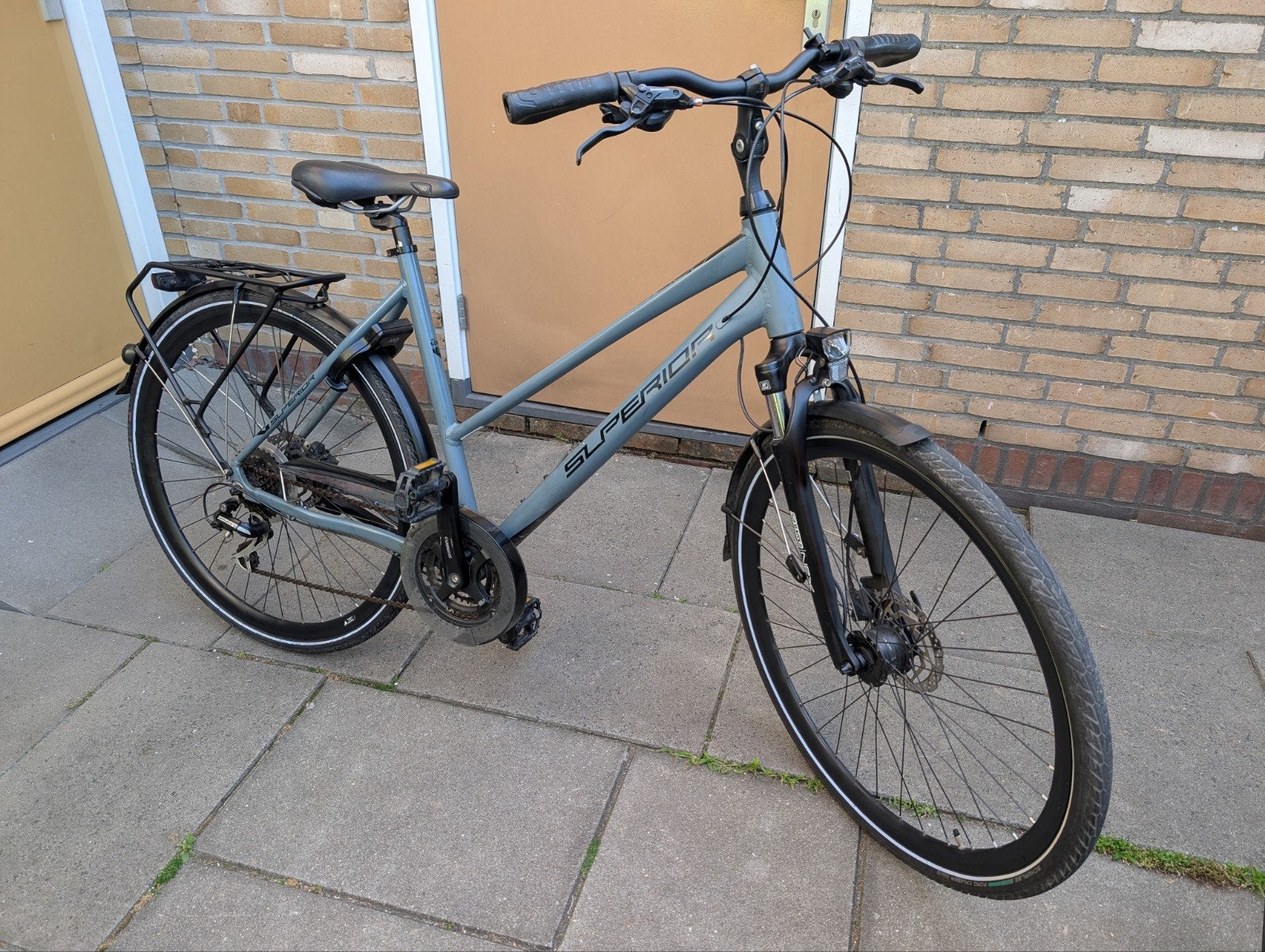 Sportfiets met hydraulische schijfremmen, voorvork vering, Versnellingen, Schijfrem, Ophalen, Overige merken