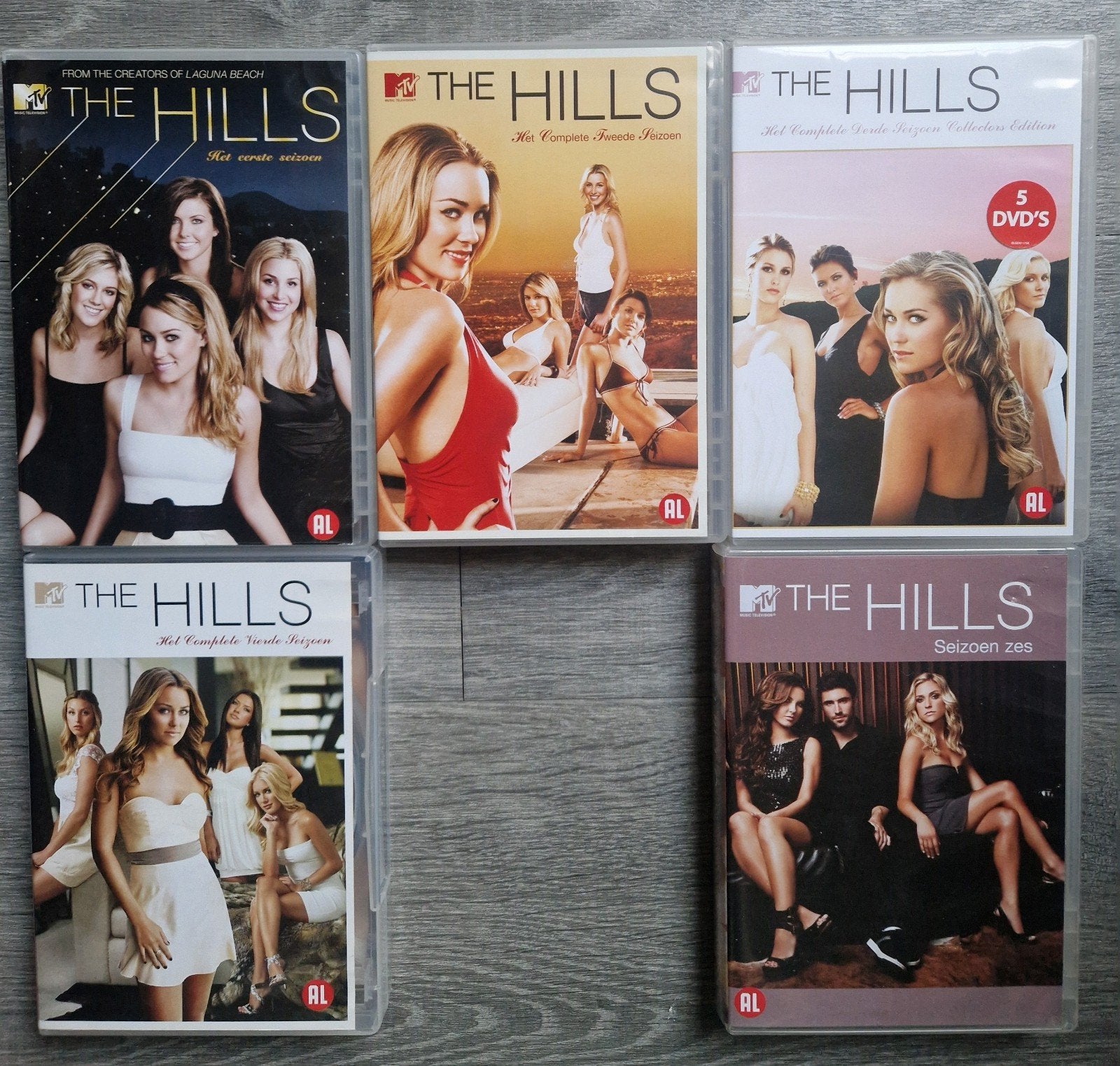 The Hills DVD Boxset - Seizoenen 1, 2, 3, 4, 6, Overige genres, Nederlands, Ophalen of Verzenden, Gebruikt