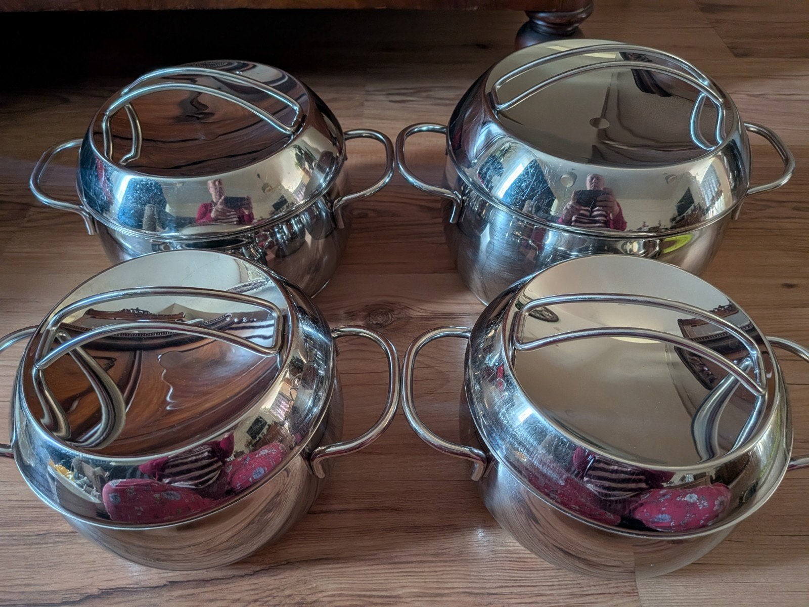 Fissler pannen, Huis en Inrichting, Keuken | Potten en Pannen, Ophalen of Verzenden, Zo goed als nieuw, Overige materialen, Pannenset