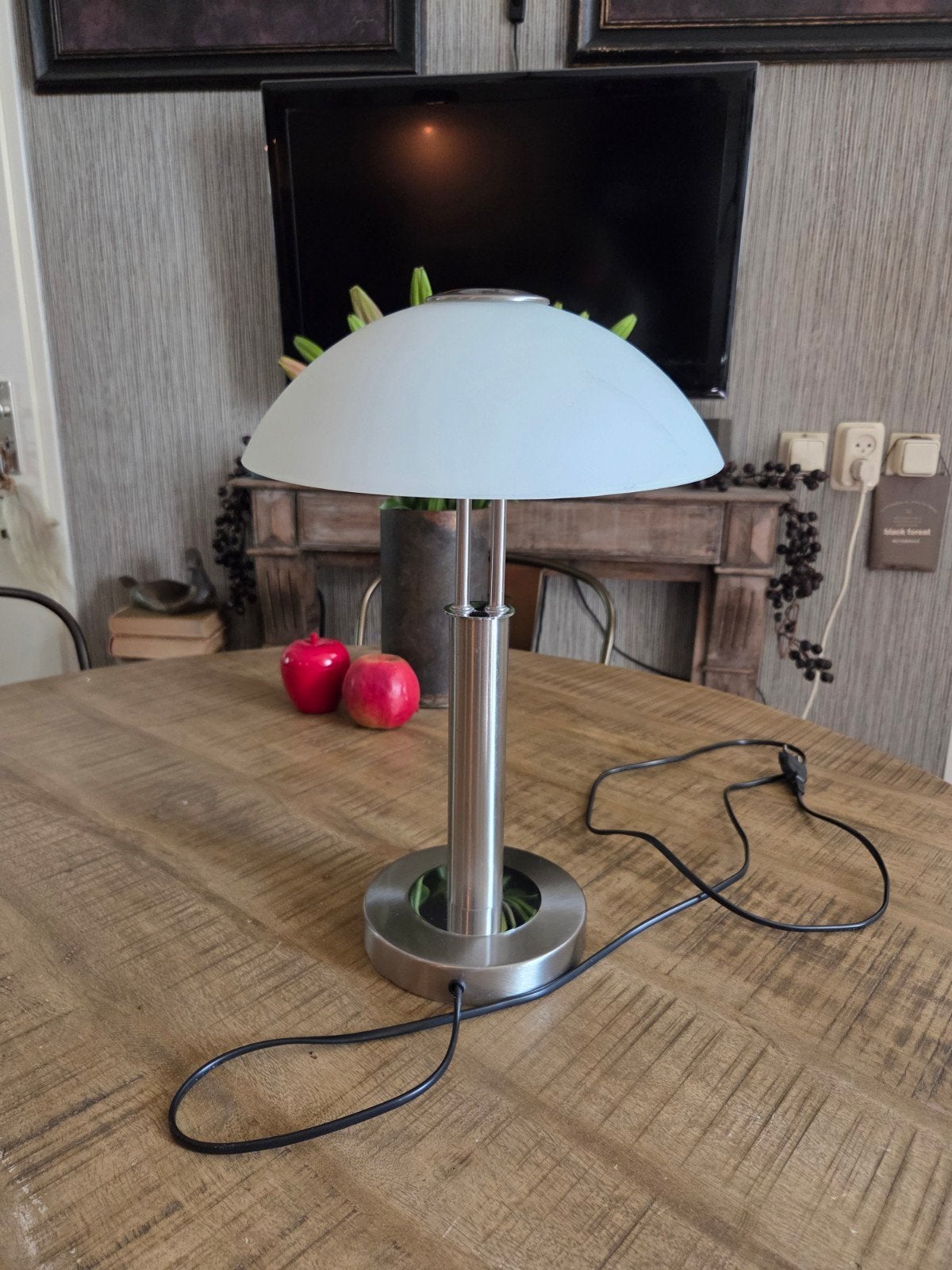 Mushroom tafellamp., Huis en Inrichting, Ophalen, Metaal