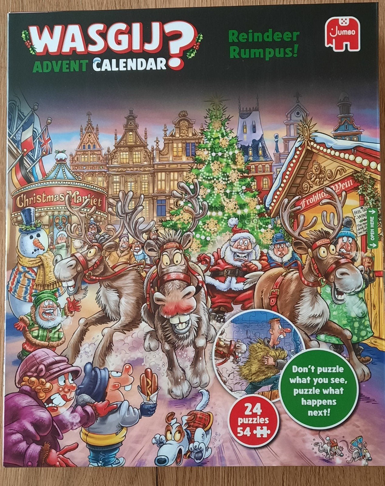 Wasgy advent 2025, Hobby en Vrije tijd, Ophalen of Verzenden, 500 t/m 1500 stukjes, Zo goed als nieuw