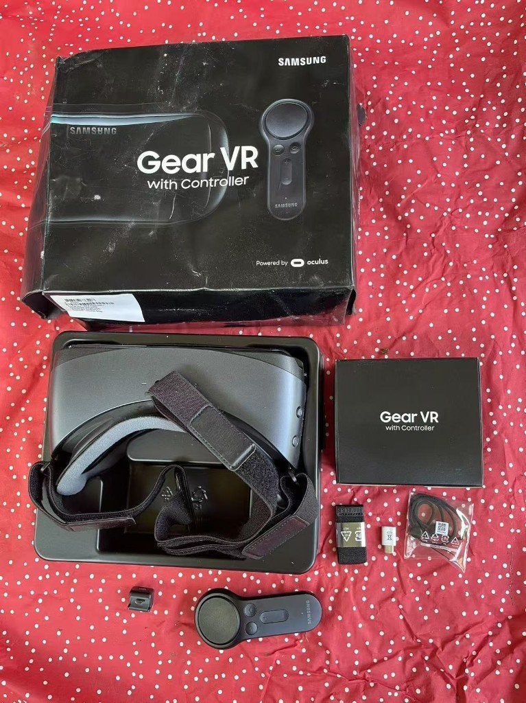 Samsung Gear VR Bril SM-R324 met Controller, Ophalen of Verzenden, Telefoon