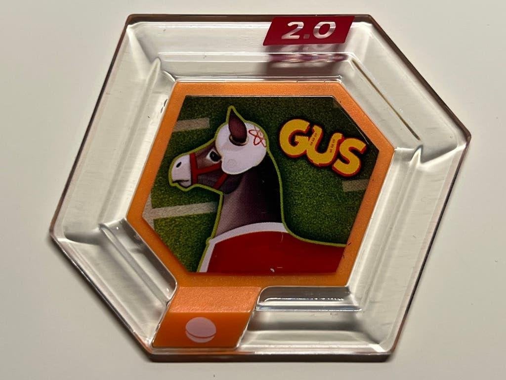Disney Infinity 2.0 Gus the Mule power disc, Verzamelen, Disney, Ophalen of Verzenden, Overige figuren, Zo goed als nieuw, Beeldje of Figuurtje