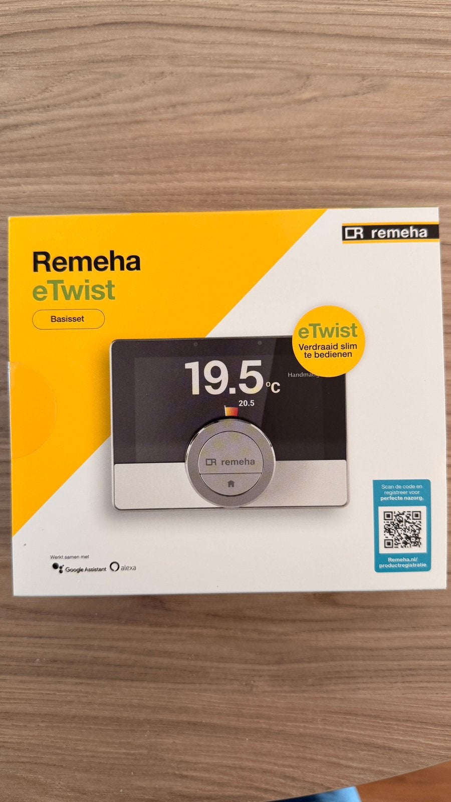 Remeha eTwist Basisset Slimme Thermostaat, Doe-het-zelf en Verbouw, Ophalen of Verzenden, Slimme thermostaat, Nieuw