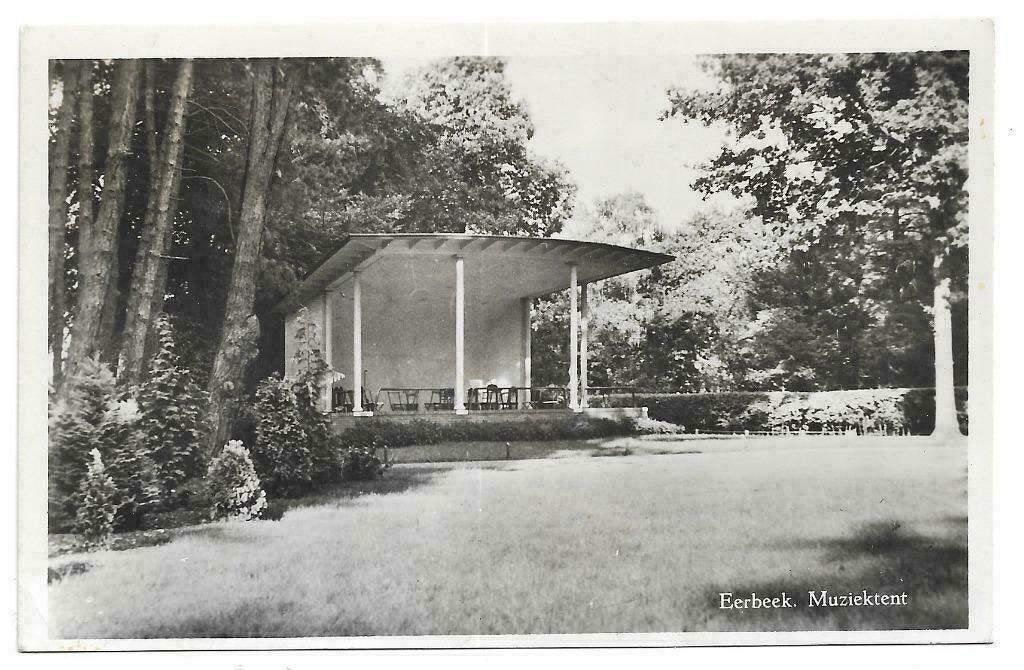 AK Eerbeek - Muziektent, Verzenden, 1940 tot 1960, Gelopen, Gelderland