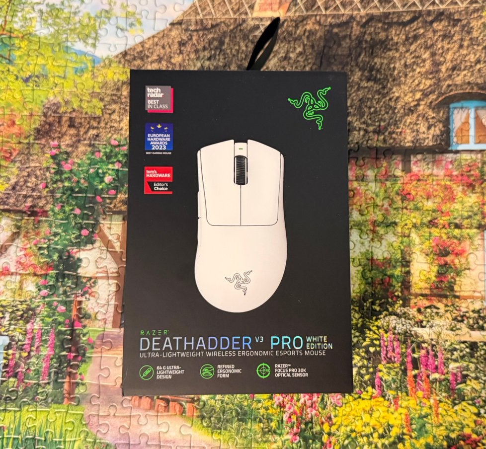 Razer DeathAdder V3 Pro (Wit) – Nieuw in verpakking, Computers en Software, Muizen, Rechtshandig, Muis, Nieuw, Ophalen of Verzenden