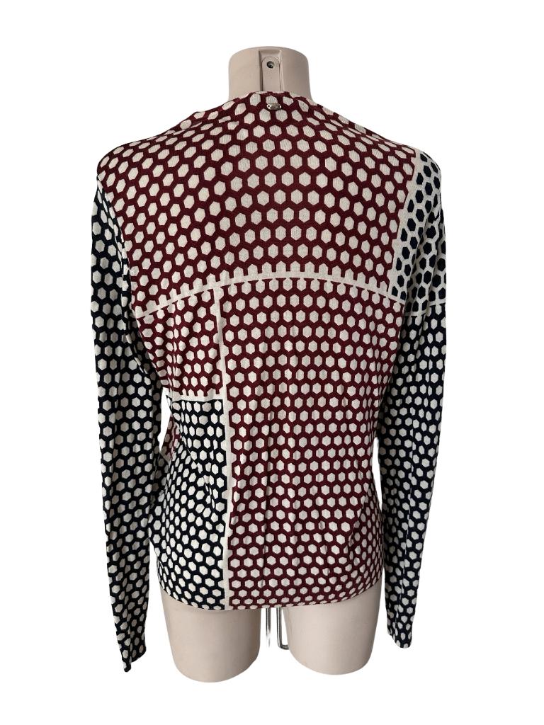 Escada vest L, Kleding | Dames, Ophalen of Verzenden, Zo goed als nieuw, Rood