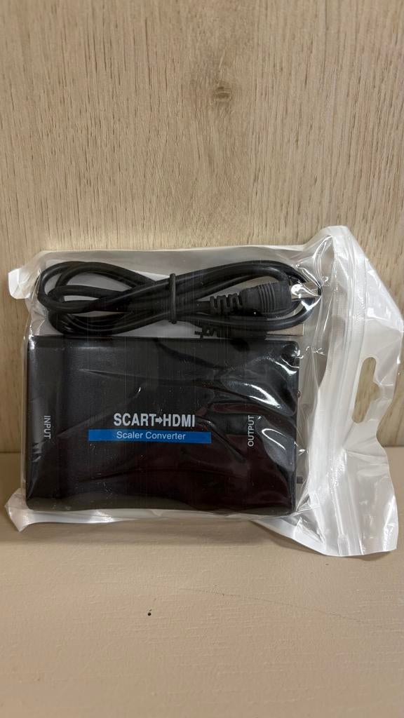 SCART naar HDMI Converter - Nieuw in verpakking - BULK, Ophalen of Verzenden, Nieuw