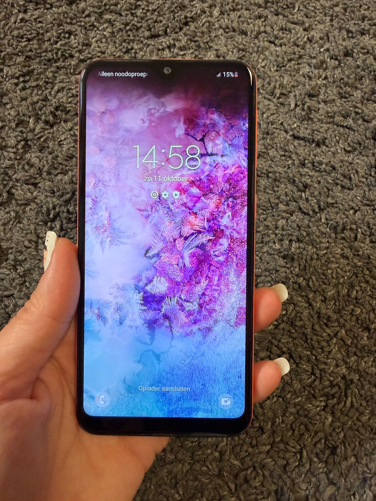 Samsung A20e 32GB Orange, Telecommunicatie, Zwart, 32 GB, Ophalen of Verzenden, Zo goed als nieuw